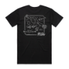 Currie Blueprint Tee Black - 002