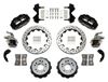 Picture of CE-6014-14262D - Wilwood Disc Brake Kit w/ E-Brake - 12.88" Drilled & Slotted Rotors & Black Calipers (for Currie Floater)