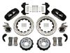 Picture of CE-6014-14263D - Wilwood Disc Brake Kit w/ E-Brake - 14" Drilled & Slotted Rotors & Black Calipers (for Currie Floater)