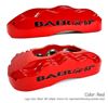 Red Caliper With Black Logo
