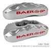 Silver Caliper With Red Logo