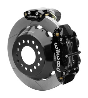 Wilwood Dynalite 13-Inch Rear Disc Brake With Electronic Parking Brake - Slotted Rotor, Black Caliper