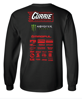 '22 Casey Currie Racing - Team Tee - Long Sleeve - Black - Back